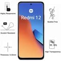 Miniatyrbild 3 av 4: Coque för Xiaomi Redmi 12 4G och 2 Härdat Glas Skärmskydd Phonillico®