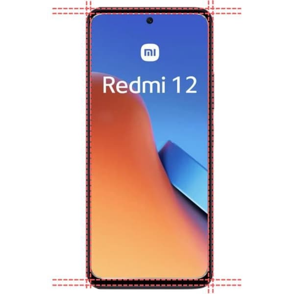 Coque för Xiaomi Redmi 12 4G och 2 Härdat Glas Skärmskydd Phonillico®