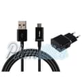 Miniatyrbild 1 av 2: USB-kabel + Svart väggladdare kompatibel med Sony Xperia Z5 COMPACT - Phonillico®