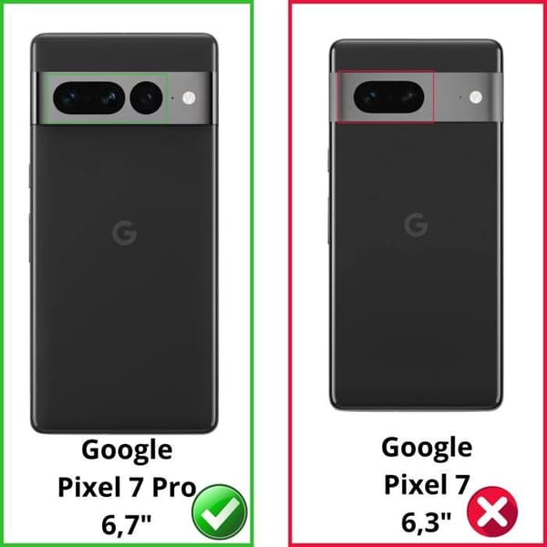 TPU-skal för Google Pixel 7 PRO och 2 Phonillico® ultratunna, resistenta hydrogelplastskärmskydd