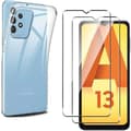 Miniatyrbild 1 av 4: Coque för Samsung Galaxy A13 4G och 2 Härdat Glas Skärmskydd Phonillico®