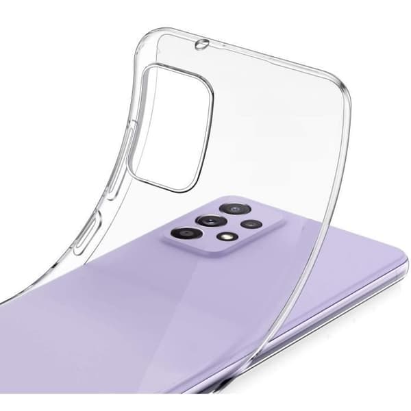 Coque för Samsung Galaxy A23 och 2 Härdat Glas Skärmskyddsfilm Phonillico®