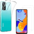 Miniatyrbild 1 av 4: Fodral för Xiaomi Redmi Note 11 Pro - Redmi Note 11 Pro 5G och 2 Härdat Glas Skärmskydd Phonillico®
