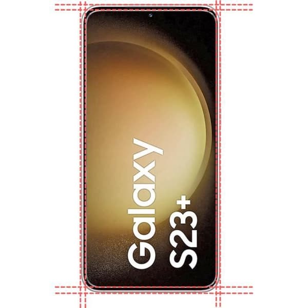 Stöttålig skal för Samsung Galaxy S23 PLUS och 2 Härdat Glas Skärmskydd Phonillico®