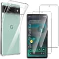 Miniatyrbild 1 av 4: Skyddsfodral för Google Pixel 6a och 2 Härdat Glas Skärmskydd Phonillico®