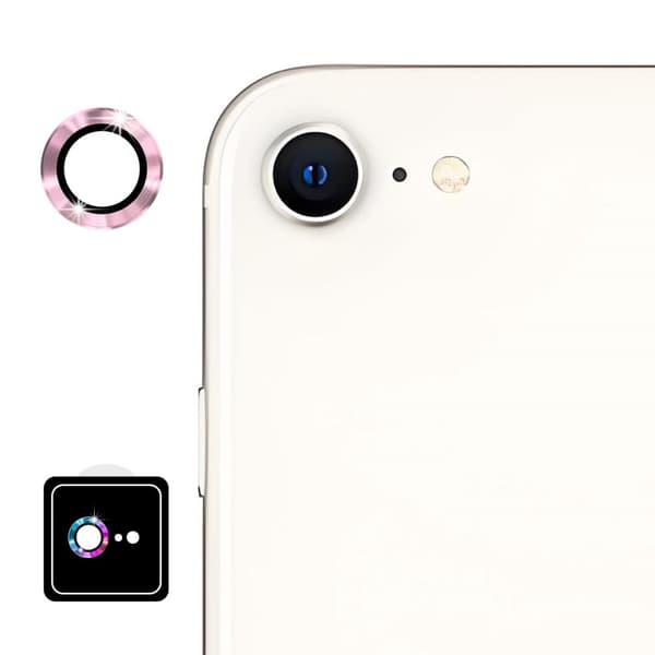 Til iPhone 16e Kameralinsebeskytter ENKAY Hat-Prince Metalring Linsefilm