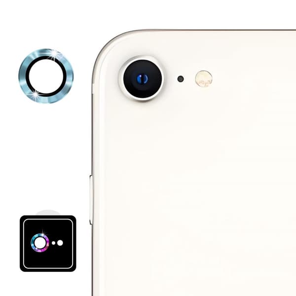 Til iPhone 16e Kameralinsebeskytter ENKAY Hat-Prince Metalring Linsefilm