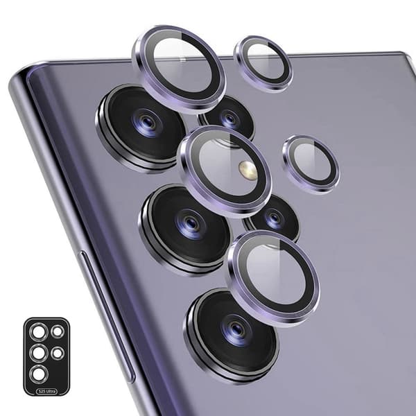 Samsung Galaxy S25 Ultra Kameran linssinsuoja ENKAY Metallirengaslinssikalvo