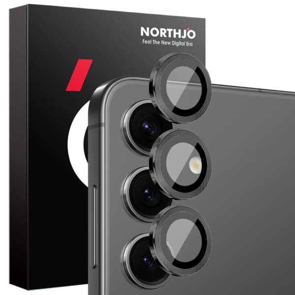 NORTHJO for Samsung Galaxy S25 Herdet Glass Kameralinsebeskytter