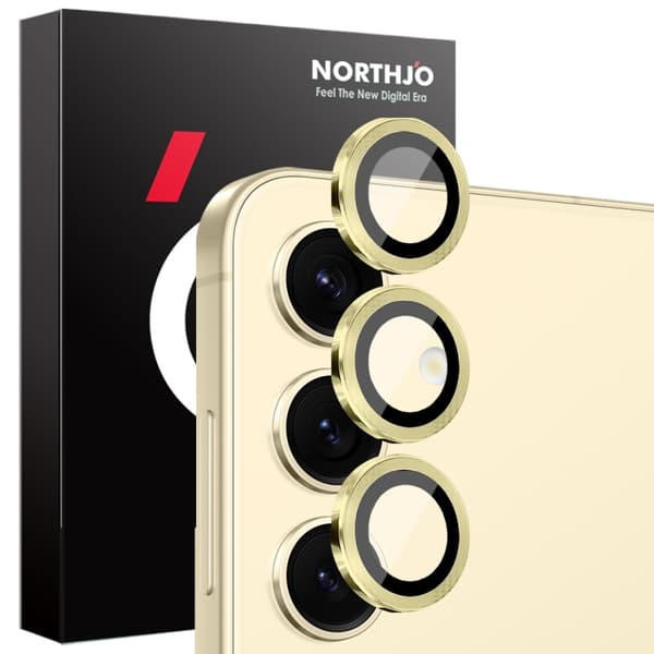 NORTHJO för Samsung Galaxy S25 Härdat Glas Kameralinsskydd