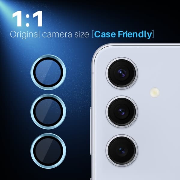 NORTHJO Samsung Galaxy S25 Karkaistu Lasi Kameran Linssinsuoja