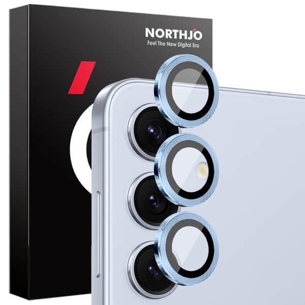 NORTHJO Samsung Galaxy S25 Karkaistu Lasi Kameran Linssinsuoja