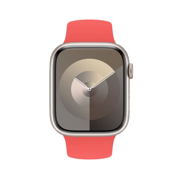Crong Liquid Band för Apple Watch 38/40/41 mm (korallröd)