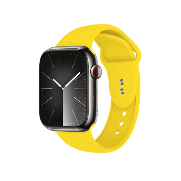 Crong Liquid – Strap for Apple Watch 38/40/41/42 mm (yellow)