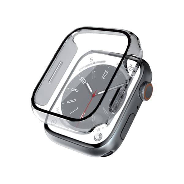 Crong Hybrid Watch Case - Etui med glas til Apple Watch 40 mm (Klar)