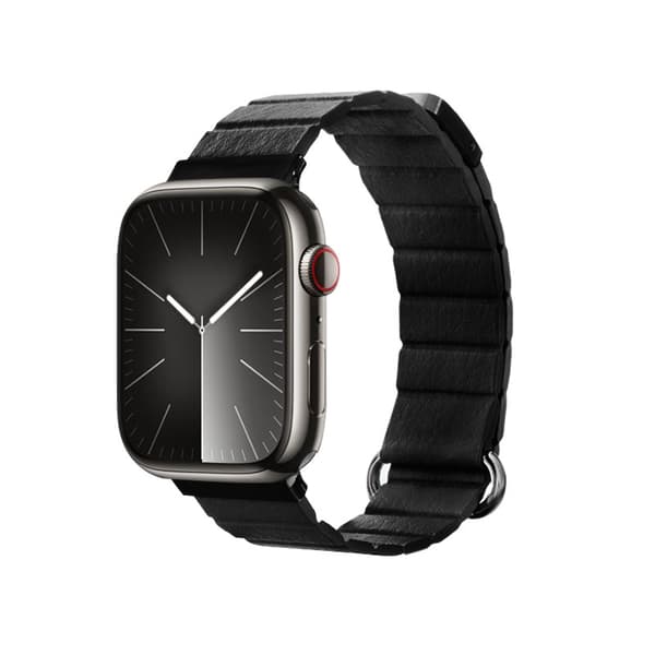 CrongEclipse-MagnetiskläderremförAppleWatch42/44/45/49mm(svart)