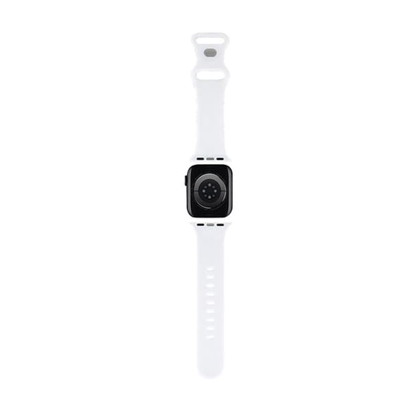 Hello Kitty silikonijouset ja raidat – ranneke Apple Watchiin 38/40/41 mm (musta)