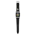 Miniatyrbillede 1 af 2: KarlLagerfeldSaffianoKarlHead-UrremtilAppleWatch42/44/45mm(sort)