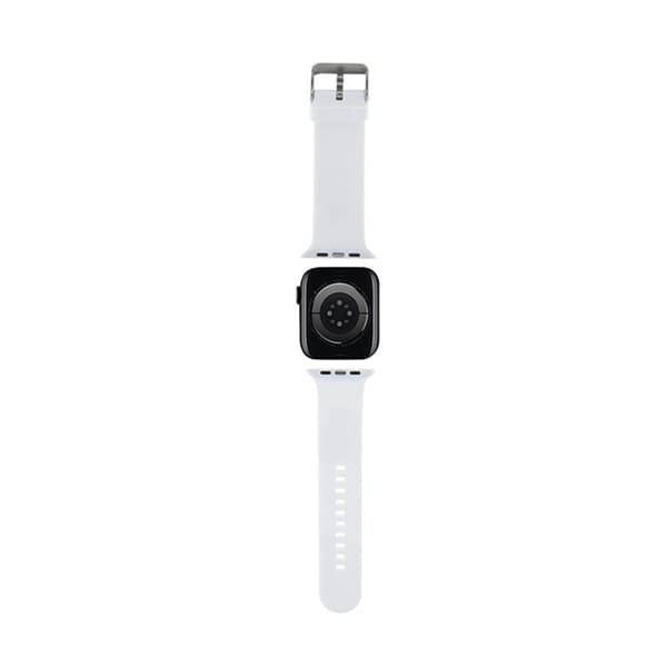 KarlLagerfeld3DgummiKarlHeadsNFT-RemförAppleWatch42/44/45/49mm(vit)