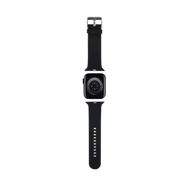 Karl Lagerfeld 3D gummi Karl Head NFT - Rem til Apple Watch 42/44/45/49 mm (sort)