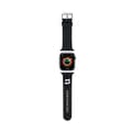 Miniatyrbillede 1 af 2: KarlLagerfeld3DgummiChoupetteHeadNFT-RemtilAppleWatch38/40/41mm(sort)
