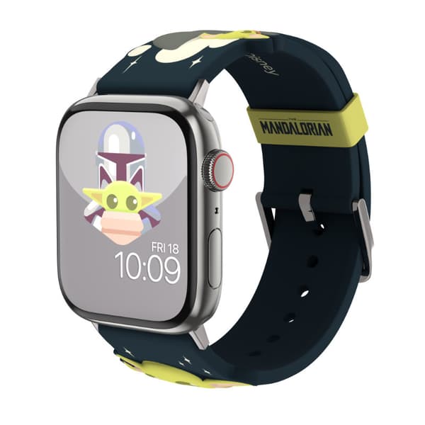 StarWars-BandförAppleWatch38/40/41/42/44/45/49mm(TheMandalorianGroguUsingTheForce3D)