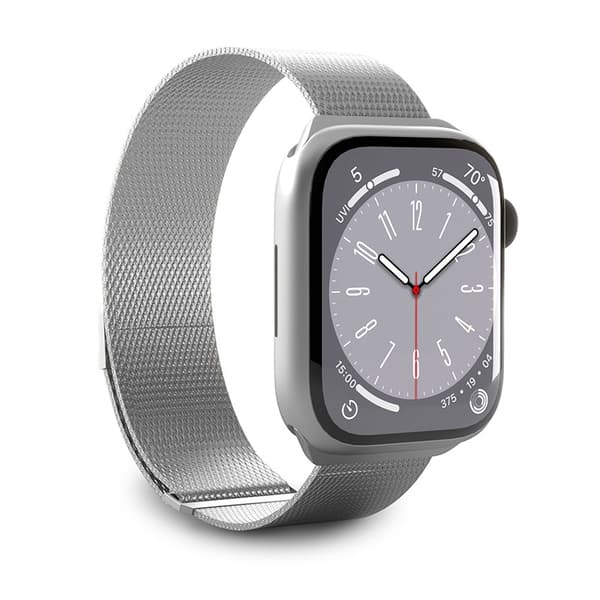 Puro Milanese Magnetic Band - Stainless steel strap for Apple Watch 38/40/41/42 mm (Silver)