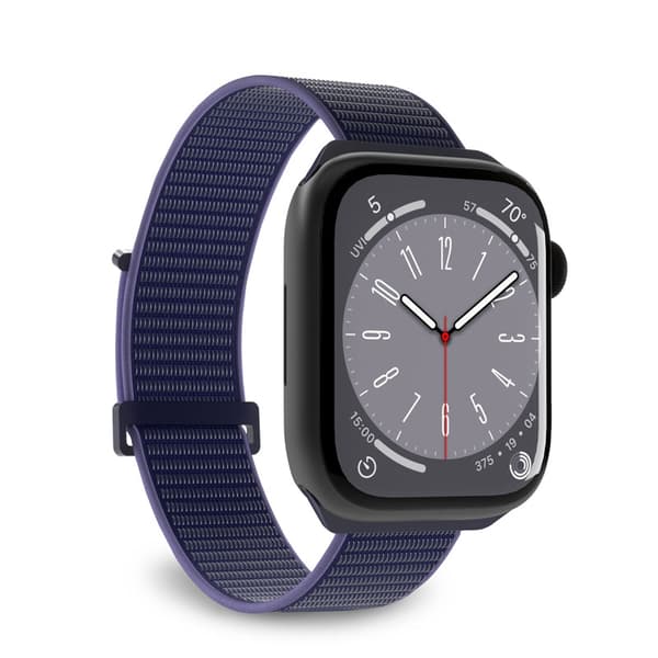 PURO Nylon Sport - Apple Watch Band 42/44/45/49 mm (marinblå)