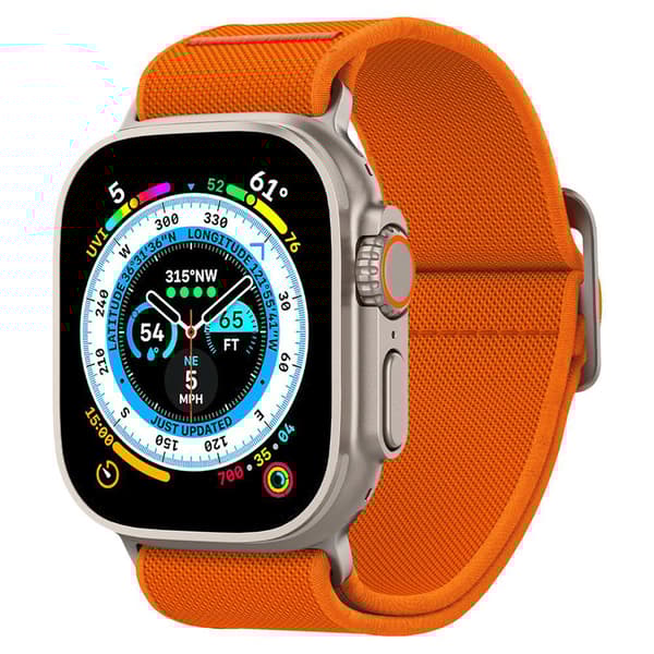 Spigen Fit Lite Ultra - Rem til Apple Watch 42/44/45/49 mm (orange)