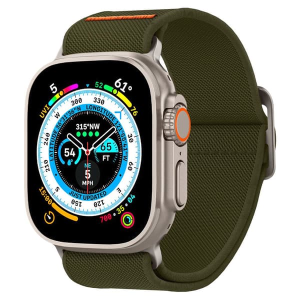 Spigen Fit Lite Ultra - Rem til Apple Watch 42/44/45/49 mm (khaki)