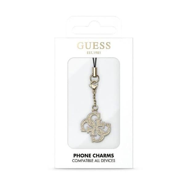 Telefonsmycken - telefonhänge Guess Pendel GUCPM4GID Telefonrem 4G Glitter Charm, Metall