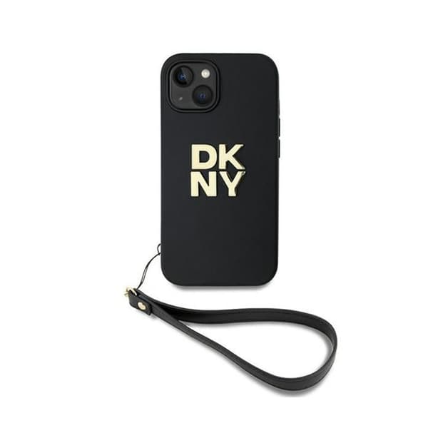 DKNY Dragonne Stock Logo - Fodral för iPhone 15 Plus (Svart)