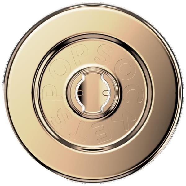 Popsockets MagSafe Grip Round Radial Guld Aluminum