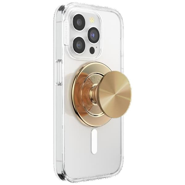 Popsockets MagSafe Grip Round Radial Guld Aluminum
