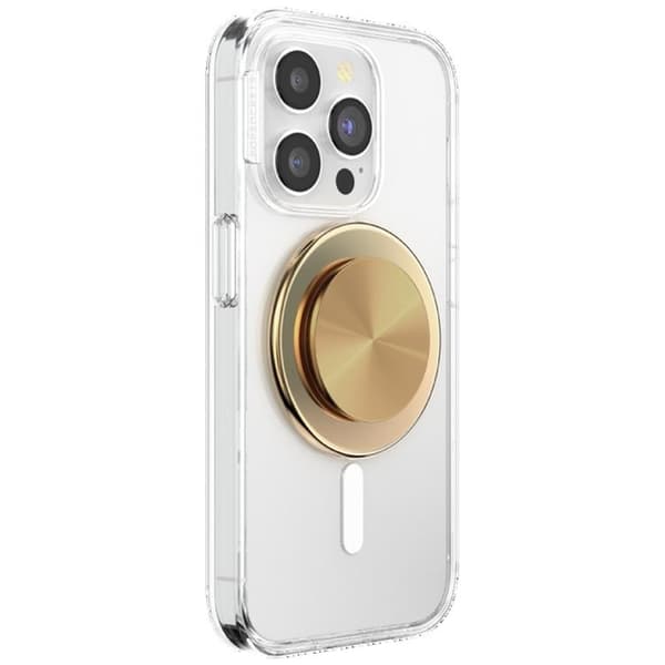 Popsockets MagSafe Grip Round Radial Guld Aluminum