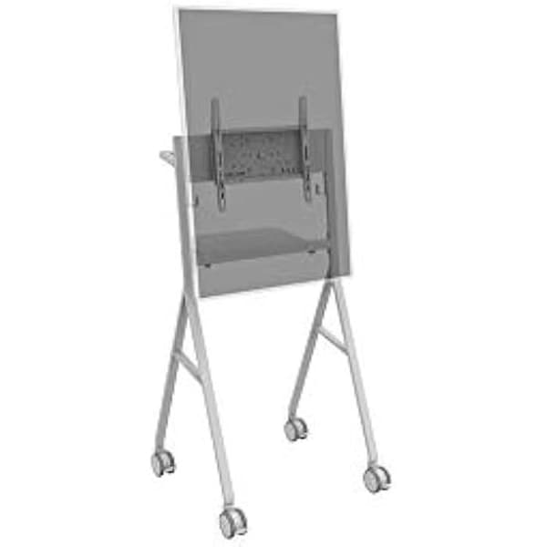 Bärbart plattskärmsstativ - Vision VFM-F10/WH - 139,7 cm (55") - Vit
