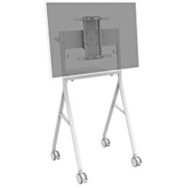 Bärbart plattskärmsstativ - Vision VFM-F10/WH - 139,7 cm (55") - Vit Vit