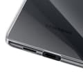 Miniatyrbild 5 av 5: Coque i silikon för Samsung S25 Edge och transparent härdat glas med repbeständighet