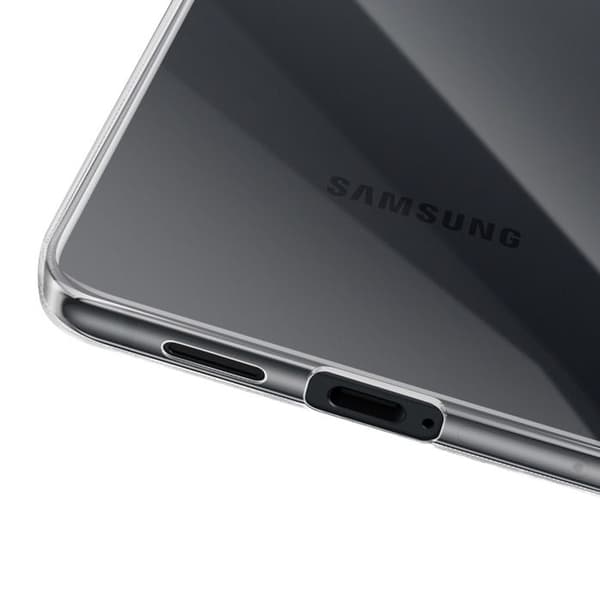 Coque i silikon för Samsung S25 Edge och transparent härdat glas med repbeständighet