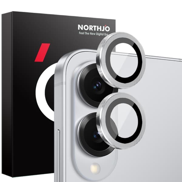 NORTHJO för Samsung Galaxy S25 Edge Härdat Glas Kameralinsskydd