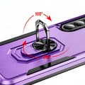 Miniatyrbild 4 av 5: Stötsäker skal för Samsung Galaxy A56 med ringstöd Lila