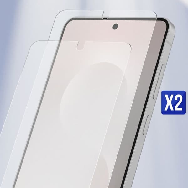 Paket med 2x Originala Skärmskydd för Samsung S25 Edge Flexibla Anti-reflex Samsung Transparent