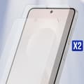 Miniatyrbild 4 av 5: Paket med 2x Originala Skärmskydd för Samsung S25 Edge Flexibla Anti-reflex Samsung Transparent