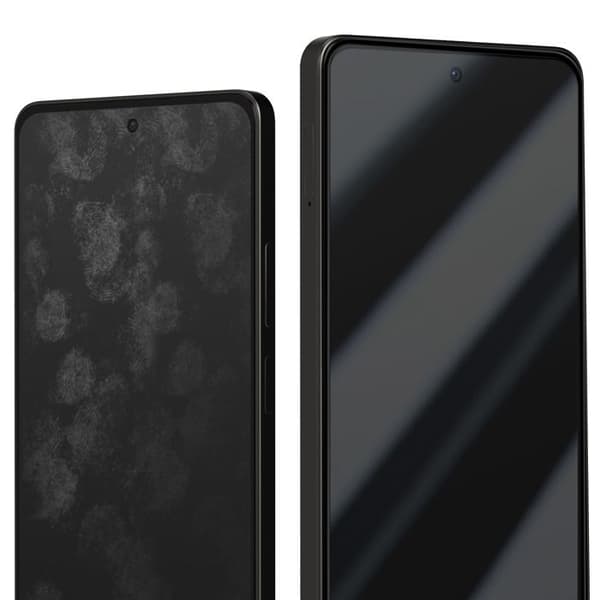 Härdat glas för Oppo A5 Pro Scratch-skyddat Vinklat Svart