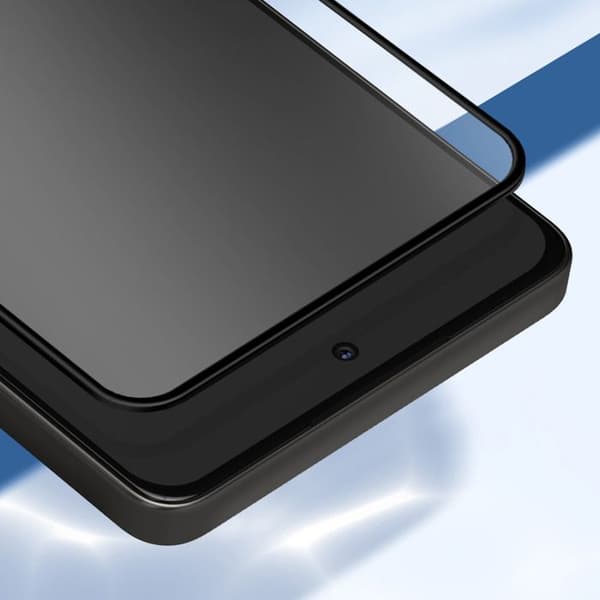 Härdat glas för Oppo A5 Pro Scratch-skyddat Vinklat Svart