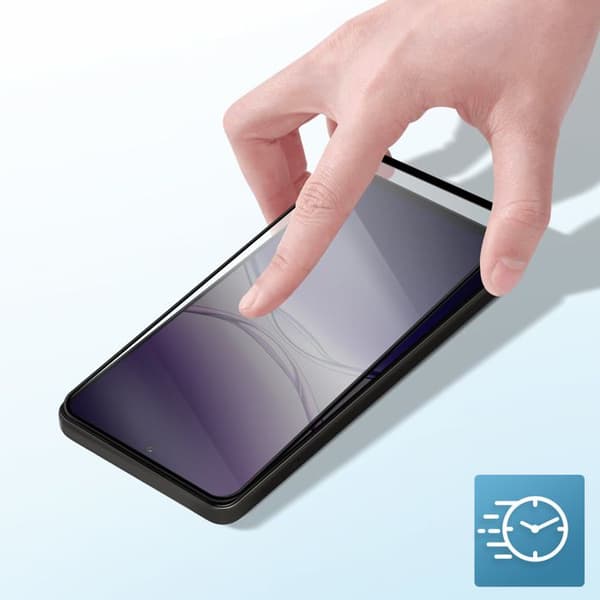 Härdat glas för Oppo A5 Pro Scratch-skyddat Vinklat Svart