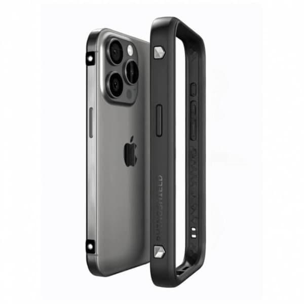 Pack Gamer för iPhone 16 Pro Max Skyddsskärm / Bumper Skal Rhinobuff Rhinoshield Svart