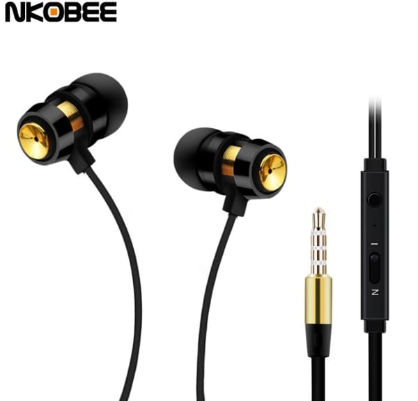 NKOBEE In-ear Hörlurar med Mic In-lineControl (Original)