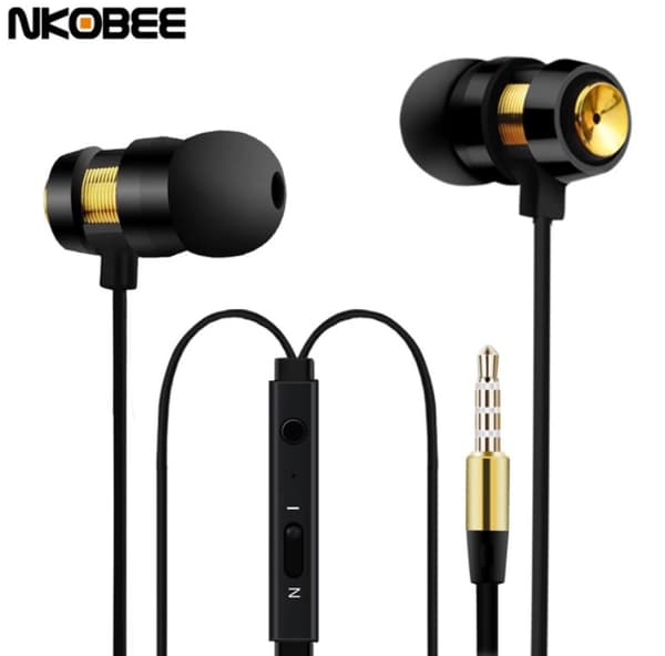 NKOBEE In-ear Hörlurar med Mic In-lineControl (Original)