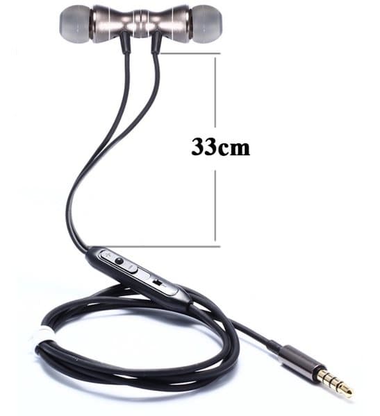 TOMKAS In-ear Magnetic Earphone With Mic In-lineControl